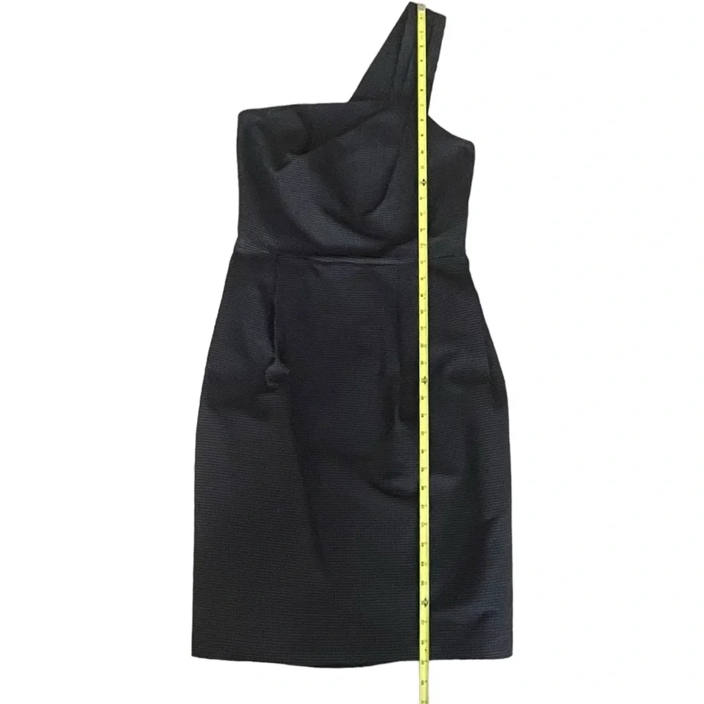 Amaya Arzuaga | Spanish Designer one shoulder black cocktail dress women XS EU38 - Picture 12 of 16